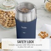 image:imageMarthaStewart ElectricCoffee amp Spice GrinderDual 25oz RemovableBowls StorageLidsStainless Steel BladesOne Touch Pulse Control2in1CompactBeans amp Spices Herbsamp Nuts Linen CreamIndigo Blue